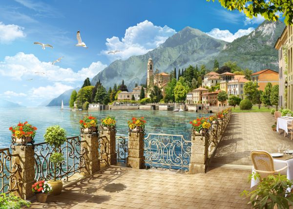輸入壁紙 カスタム壁紙 PHOTOWALL / Lake Como - Italy (e318428)