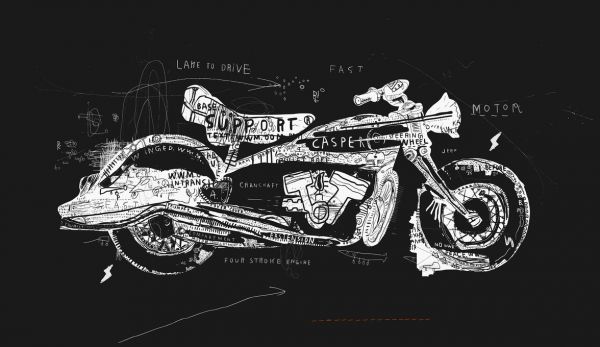 輸入壁紙 カスタム壁紙 PHOTOWALL / Motorcycle (e318220)