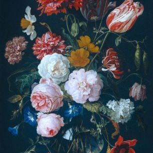 輸入壁紙 カスタム壁紙 PHOTOWALL / 18th Century Flower Arrangements (e318896)