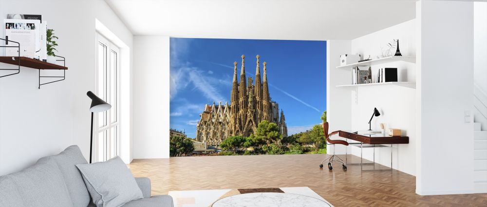 輸入壁紙 カスタム壁紙 Photowall Facade Of Sagrada Familia Cathedral 壁紙 屋本舗