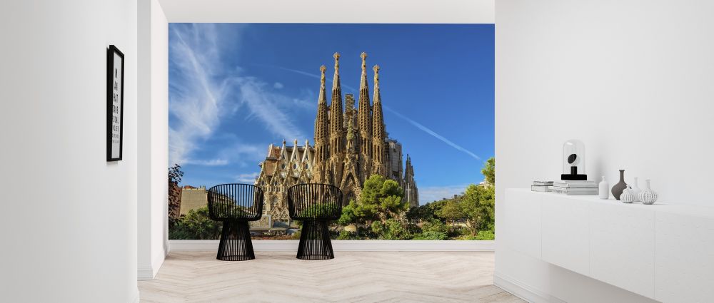 輸入壁紙 カスタム壁紙 Photowall Facade Of Sagrada Familia Cathedral 壁紙 屋本舗