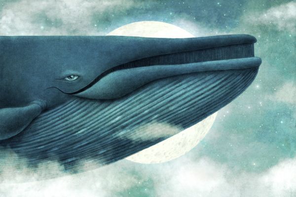 輸入壁紙 カスタム壁紙 PHOTOWALL / Dream of the Blue Whale Landscape (e320018)