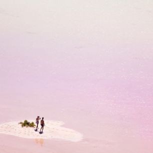 輸入壁紙 カスタム壁紙 PHOTOWALL / Pink Water Lagoon (e318297)