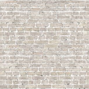 輸入壁紙 カスタム壁紙 PHOTOWALL / White Wash Brick Wall (e318137)