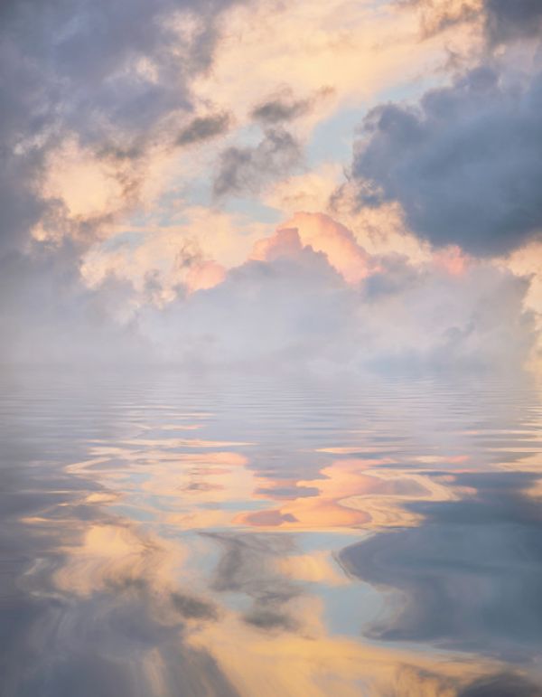 輸入壁紙 カスタム壁紙 PHOTOWALL / Sky Reflecting on the Sea (e318370)