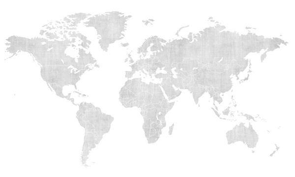 輸入壁紙 カスタム壁紙 PHOTOWALL / Voguish World Map - Bright (e320770)