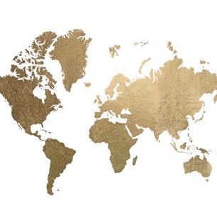 輸入壁紙 カスタム壁紙 PHOTOWALL / World Map (e320577)