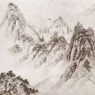 輸入壁紙 カスタム壁紙 PHOTOWALL / Zen Mountain Monastery (e320832)