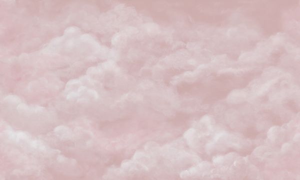 輸入壁紙 カスタム壁紙 PHOTOWALL / Tender Clouds - Pink (e320868)