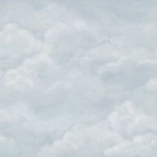 輸入壁紙 カスタム壁紙 PHOTOWALL / Tender Clouds - Soft Blue (e320869)
