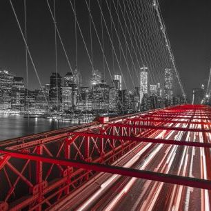 輸入壁紙 カスタム壁紙 PHOTOWALL / Colorsplashed Bridge - New York (e321054)