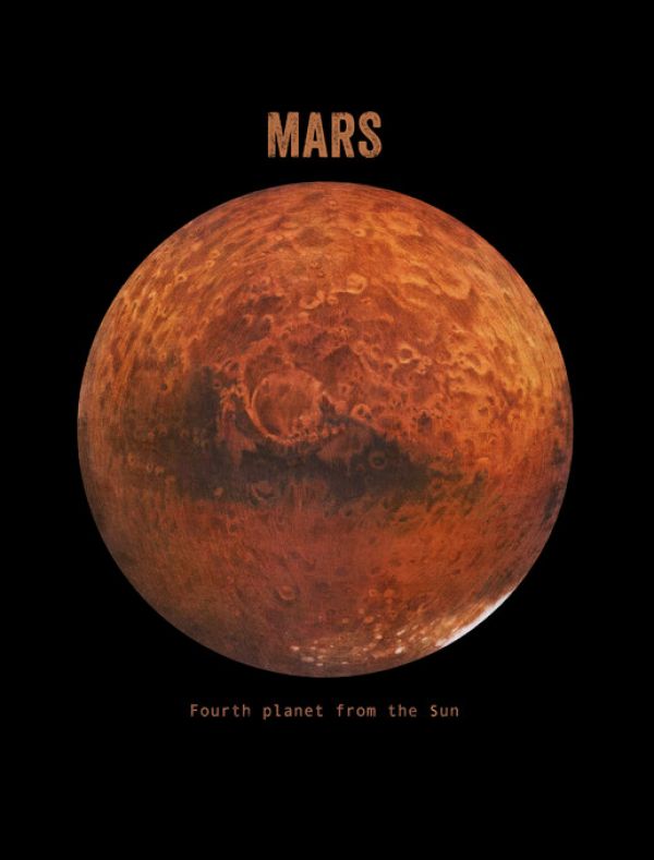 輸入壁紙 カスタム壁紙 PHOTOWALL / Solar System - Mars (e320050)