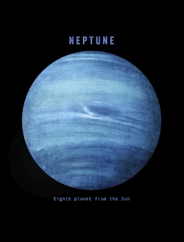 輸入壁紙 カスタム壁紙 PHOTOWALL / Solar System - Neptune (e320052)
