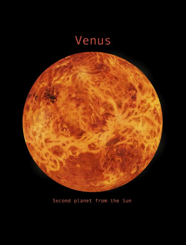 輸入壁紙 カスタム壁紙 PHOTOWALL / Solar System - Venus (e320059)