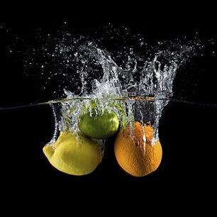 輸入壁紙 カスタム壁紙 PHOTOWALL / Citrus Splash (e320744)