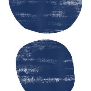 輸入壁紙 カスタム壁紙 PHOTOWALL / Abstraction Scratched Blue (e321210)