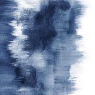 輸入壁紙 カスタム壁紙 PHOTOWALL / Watercolor Brush Strokes Indigo Blue (e321214)