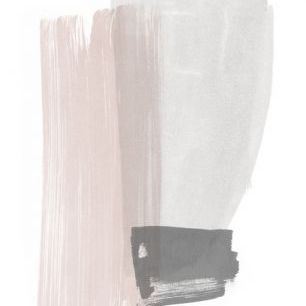 輸入壁紙 カスタム壁紙 PHOTOWALL / Brush Strokes - Pink and Gray (e321250)