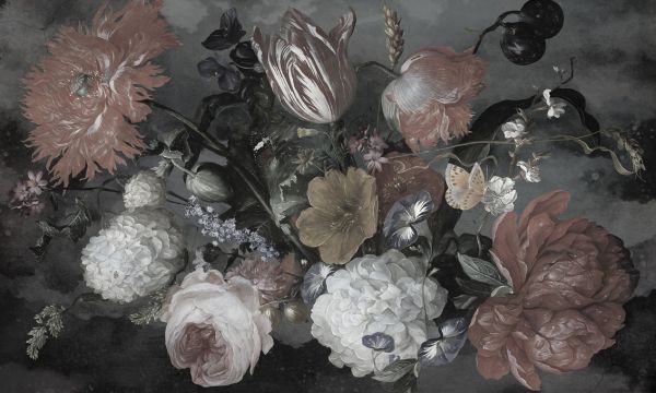 輸入壁紙 カスタム壁紙 PHOTOWALL / Bohemian Floral (e321909)
