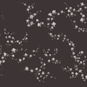 輸入壁紙 カスタム壁紙 PHOTOWALL / Flourishing Magnolia - Cold Brown (e322728)