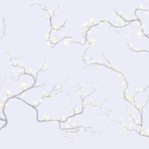 輸入壁紙 カスタム壁紙 PHOTOWALL / Flourishing Magnolia - Pale Violet (e322732)