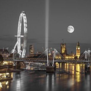 輸入壁紙 カスタム壁紙 PHOTOWALL / London at Night (e321089)