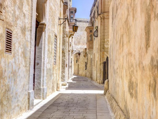 輸入壁紙 カスタム壁紙 PHOTOWALL / Malta Old Town (e321118)