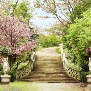 輸入壁紙 カスタム壁紙 PHOTOWALL / Stairs in the Great Garden (e323096)