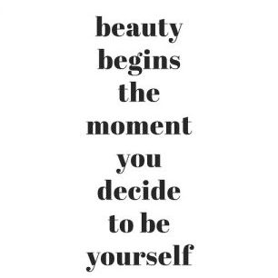 輸入壁紙 カスタム壁紙 PHOTOWALL / Beauty Begins the Moment You Decide to be Yourself (e323312)