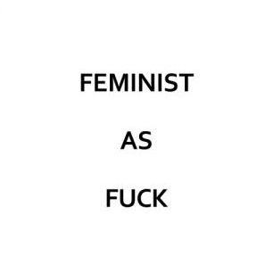 輸入壁紙 カスタム壁紙 PHOTOWALL / Feminist as Fuck (e323375)