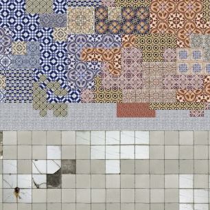 輸入壁紙 カスタム壁紙 PHOTOWALL / Tiles meets Tiles (e325522)