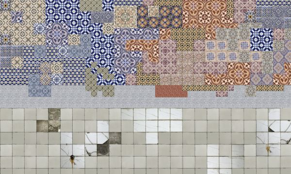 輸入壁紙 カスタム壁紙 PHOTOWALL / Tiles meets Tiles (e325522)