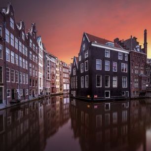 輸入壁紙 カスタム壁紙 PHOTOWALL / Amsterdam Dawn (e323816)