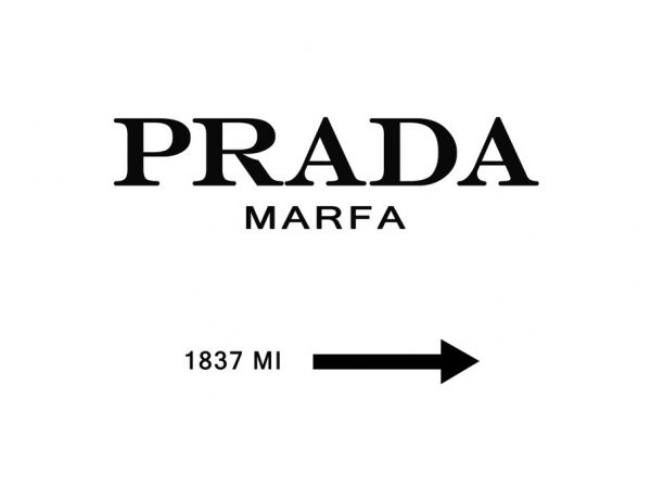 輸入壁紙 カスタム壁紙 PHOTOWALL / Prada Marfa (e323515) | 壁紙屋本舗