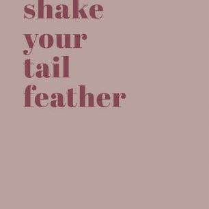 輸入壁紙 カスタム壁紙 PHOTOWALL / Shake Your Tail Feather (e323532)