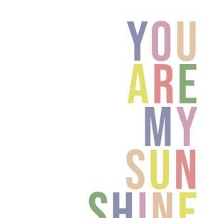 輸入壁紙 カスタム壁紙 PHOTOWALL / You Are My Sunshine (e323594)
