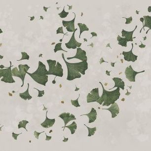 輸入壁紙 カスタム壁紙 PHOTOWALL / Ginkgo Leaves Blowin in the Wind - Natur (e325997)