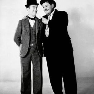 輸入壁紙 カスタム壁紙 PHOTOWALL / Oliver Hardy and Stan Laurel (e326067)