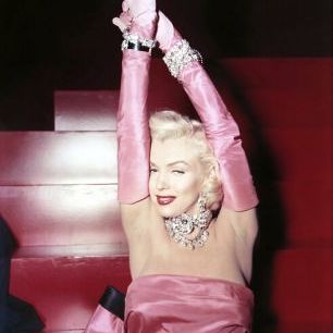輸入壁紙 カスタム壁紙 PHOTOWALL / Gentlemen Prefer Blondes - Marilyn Monroe (e326146)