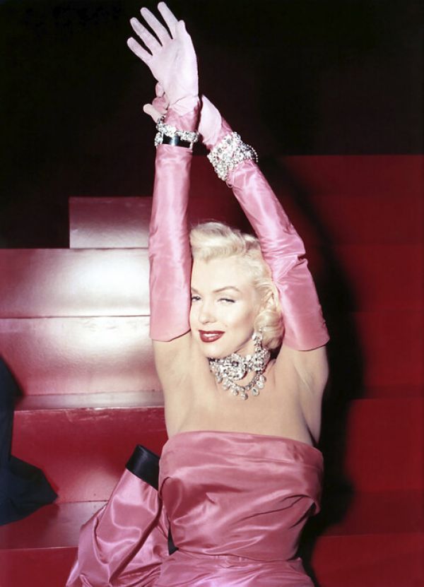 輸入壁紙 カスタム壁紙 PHOTOWALL / Gentlemen Prefer Blondes - Marilyn Monroe (e326146)