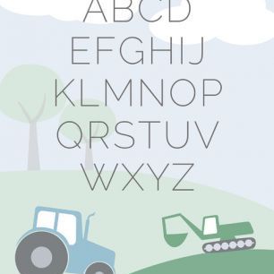 輸入壁紙 カスタム壁紙 PHOTOWALL / ABC Tractor - Green (e325940)