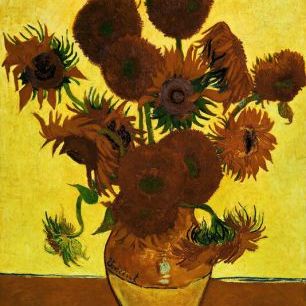 輸入壁紙 カスタム壁紙 PHOTOWALL / Sunflowers - Vincent Van Gogh (e325835)