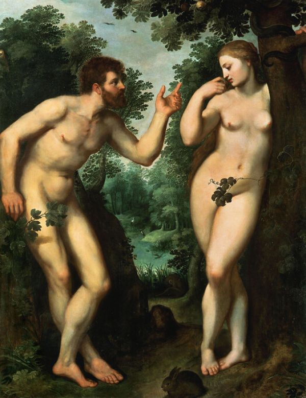 輸入壁紙 カスタム壁紙 PHOTOWALL / Adam and Eve - Peter Paul Rubens (e325838)
