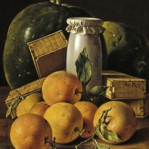 輸入壁紙 カスタム壁紙 PHOTOWALL / Still Life of Oranges - Luis Egidio Melendez (e325841)