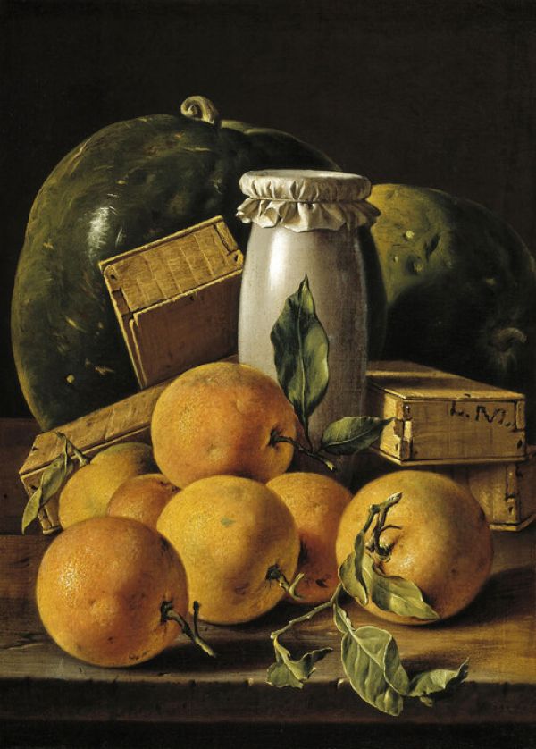 輸入壁紙 カスタム壁紙 PHOTOWALL / Still Life of Oranges - Luis Egidio Melendez (e325841)