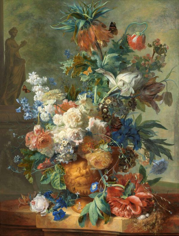 輸入壁紙 カスタム壁紙 PHOTOWALL / Still Life with Flowers - Jan Van Huysum (e325874)