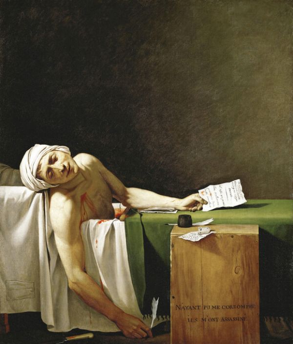 輸入壁紙 カスタム壁紙 PHOTOWALL / Death of Marat - Jacques Louis David (e325902)