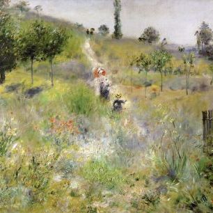 輸入壁紙 カスタム壁紙 PHOTOWALL / Path Through the High Grass - Pierre Auguste Renoir (e325909)
