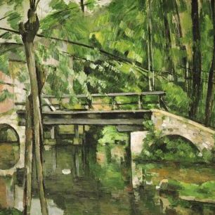 輸入壁紙 カスタム壁紙 PHOTOWALL / Bridge at Maincy - Paul Cezanne (e325911)