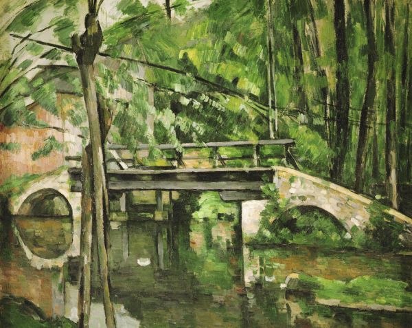 輸入壁紙 カスタム壁紙 PHOTOWALL / Bridge at Maincy - Paul Cezanne (e325911)